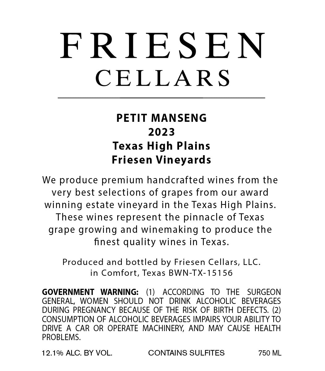 2023 Petit Manseng